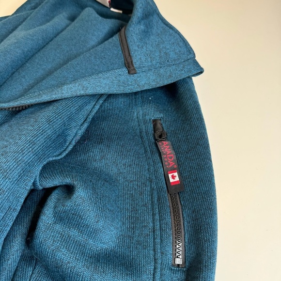 Canada Weather Gear Zip-Up Fleece Jacket Size 2X Blue - Picture 11 of 11